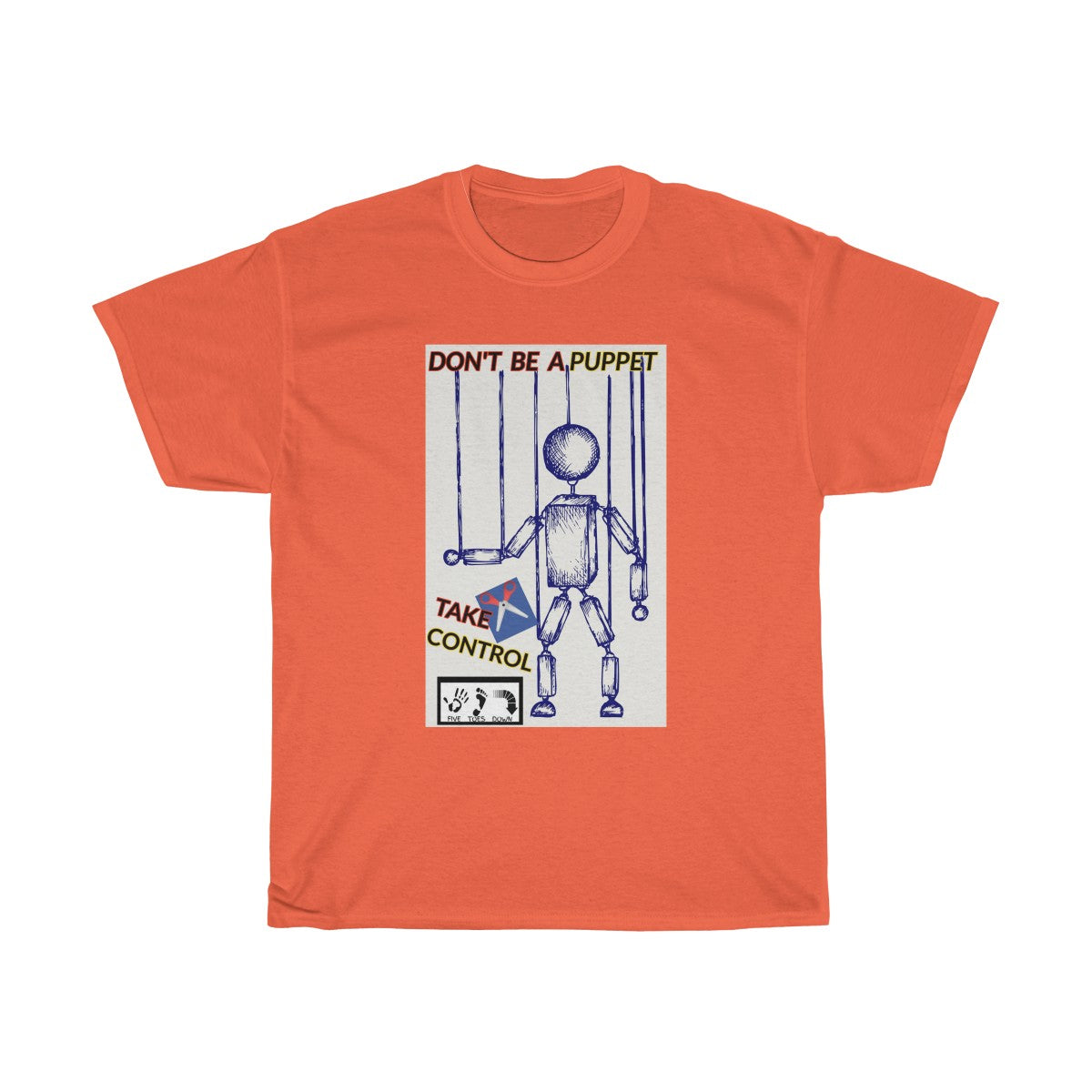Five Toes Down Puppet Unisex Tee