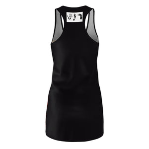 Five Toes Down Drip/Blk Women's Cut & Sew Racerback Dress