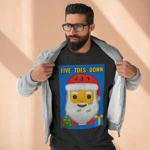 Five Toes Down Santa Unisex Sweatshirt