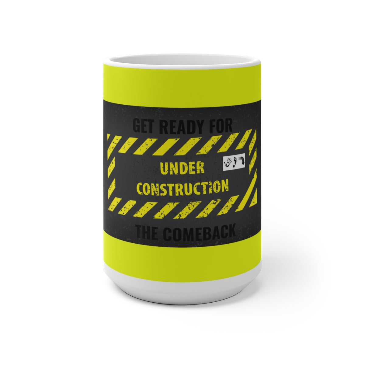 Five Toes Down Under Construction Color Changing Mug