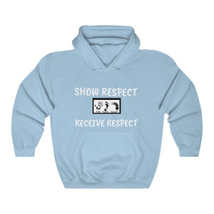 Five Toes Down Show Respect Unisex Heavy Blend Hooded Sweatshirt