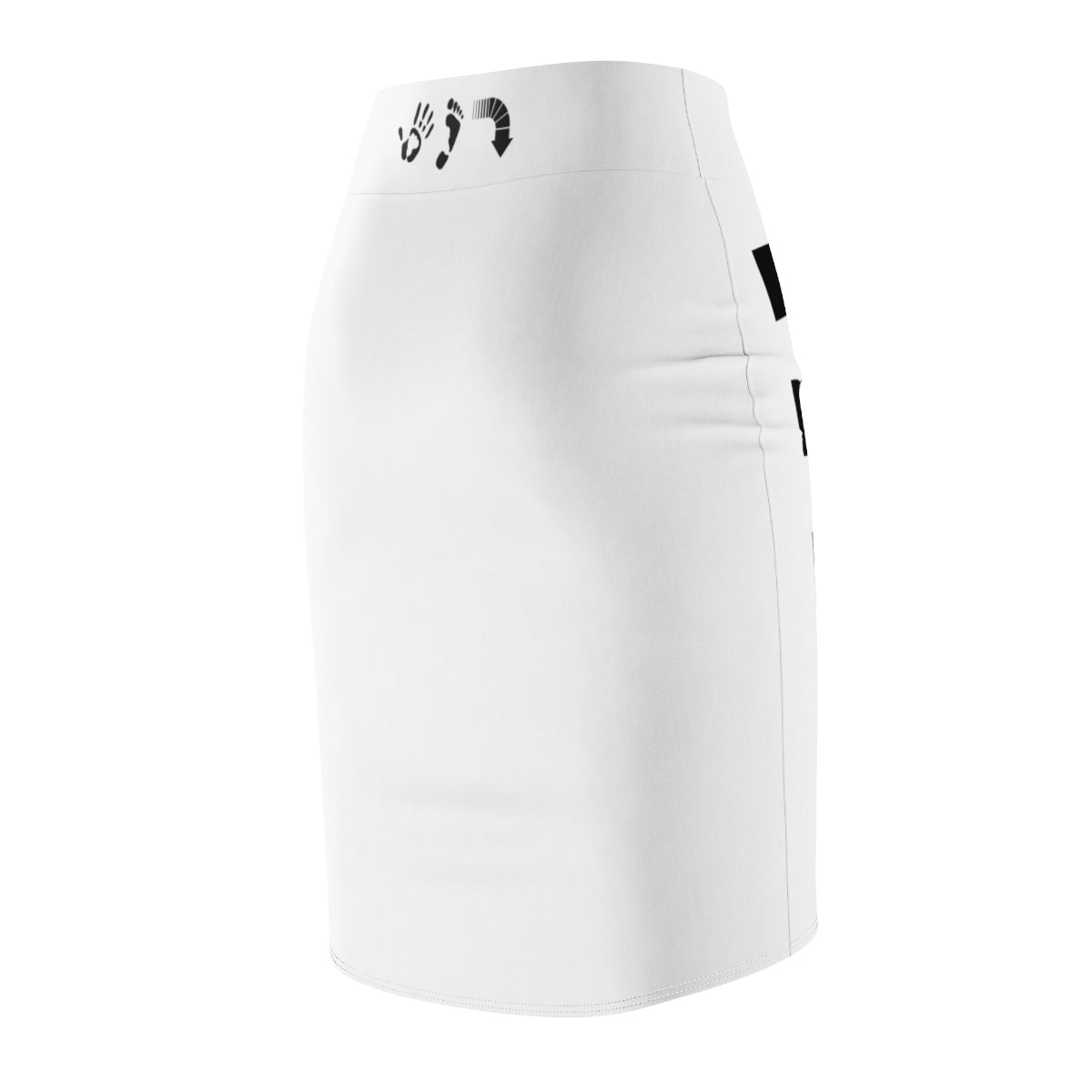 Five Toes Down Checkerboard Women's Pencil Skirt