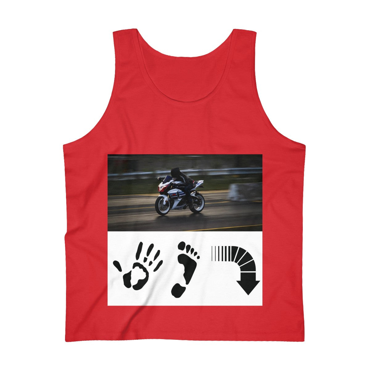 Five Toes Down Fast Ultra Cotton Tank Top
