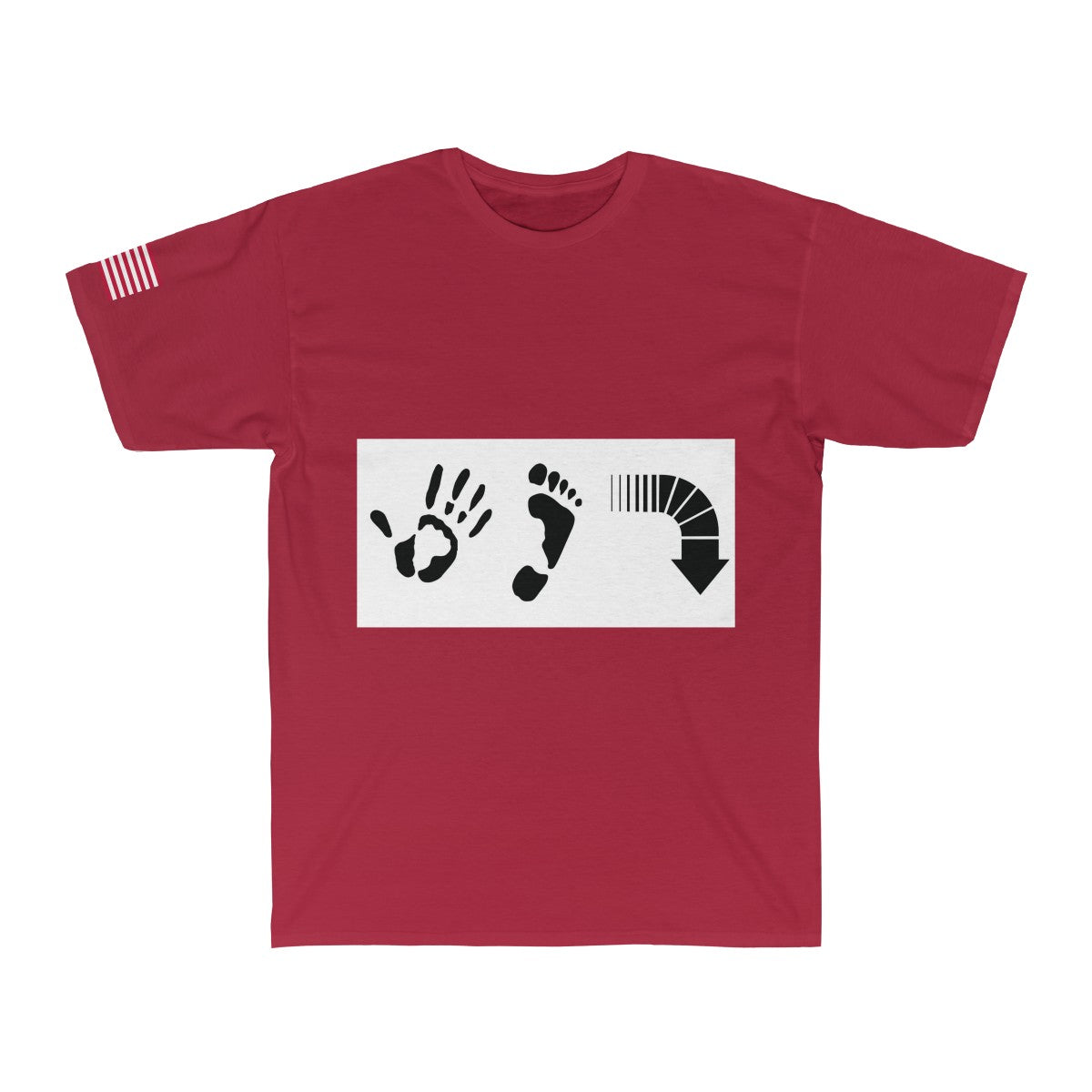 Five Toes Down Men's Surf Tee