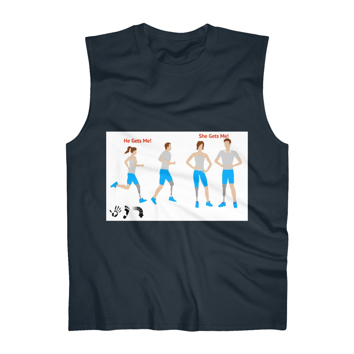 Five Toes Down Couple Sleeveless Tank