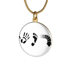 Five Toes Down Single Loop Necklace