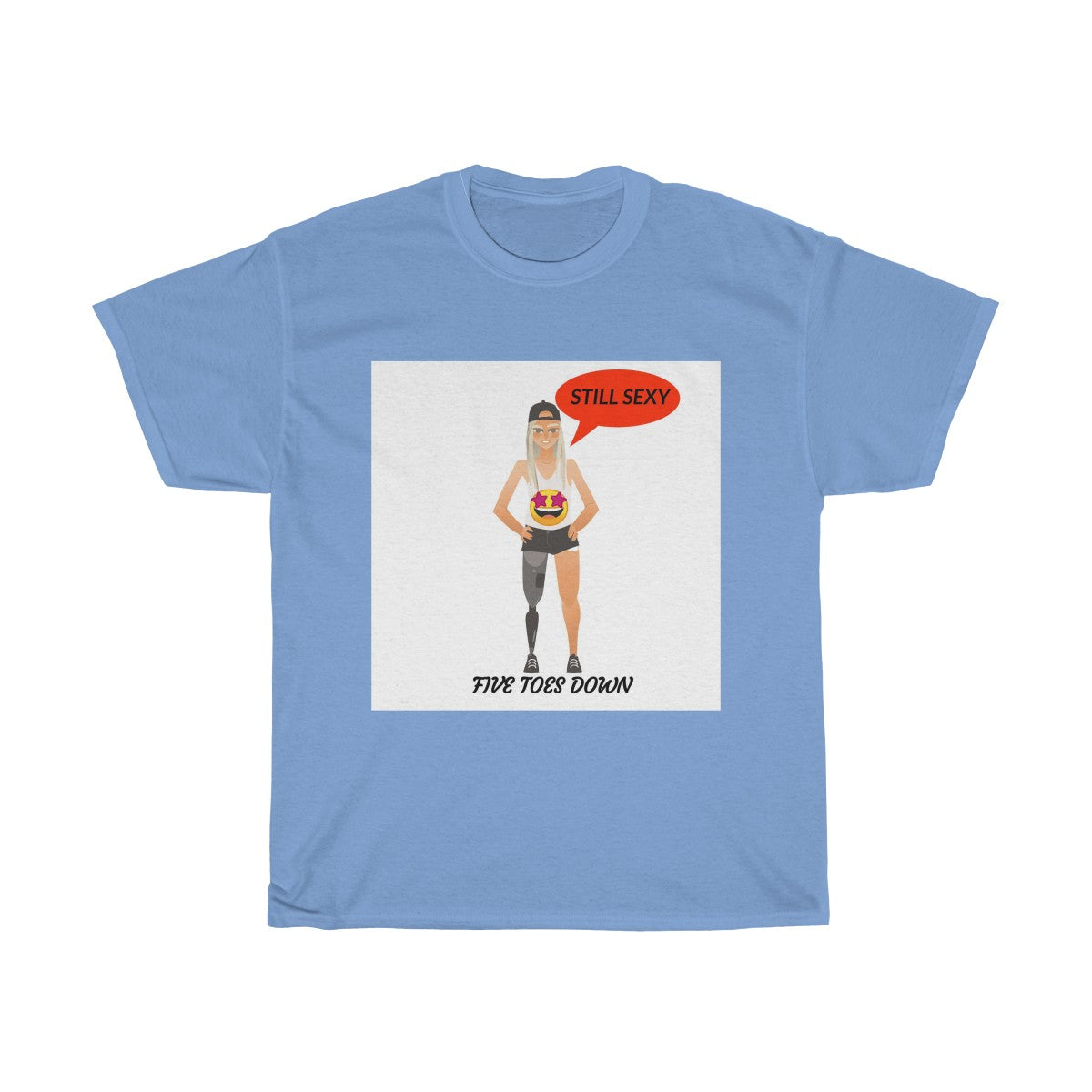 Five Toes Down Female Still Sexy Unisex Tee