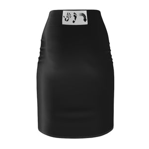 Five Toes Down Dice Women's Pencil Skirt
