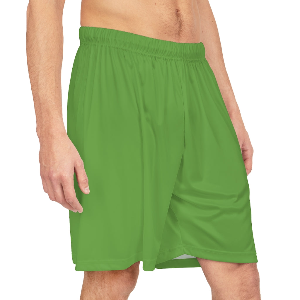 Five Toes Down Basketball Shorts Green