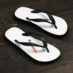 Five Toes Down # Unisex Flip-Flops