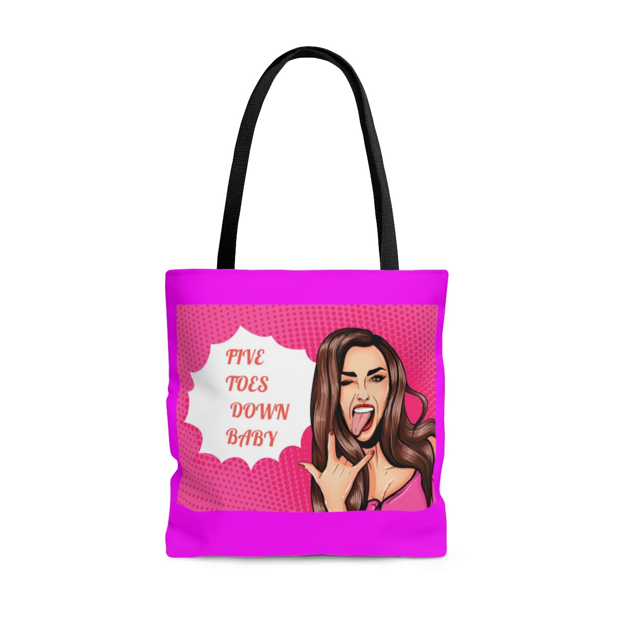 Five Toes Down Baby Tote Bag
