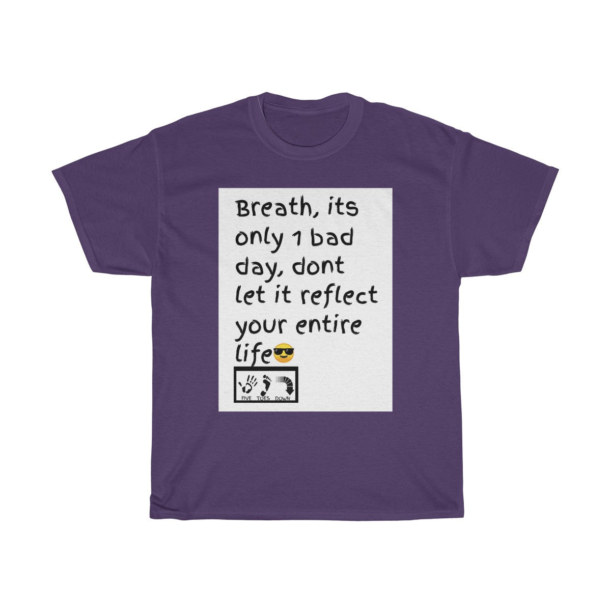 Five Toes Down Breath Unisex Tee