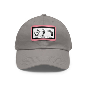 Five Toes Down Logo Hat with Leather Patch