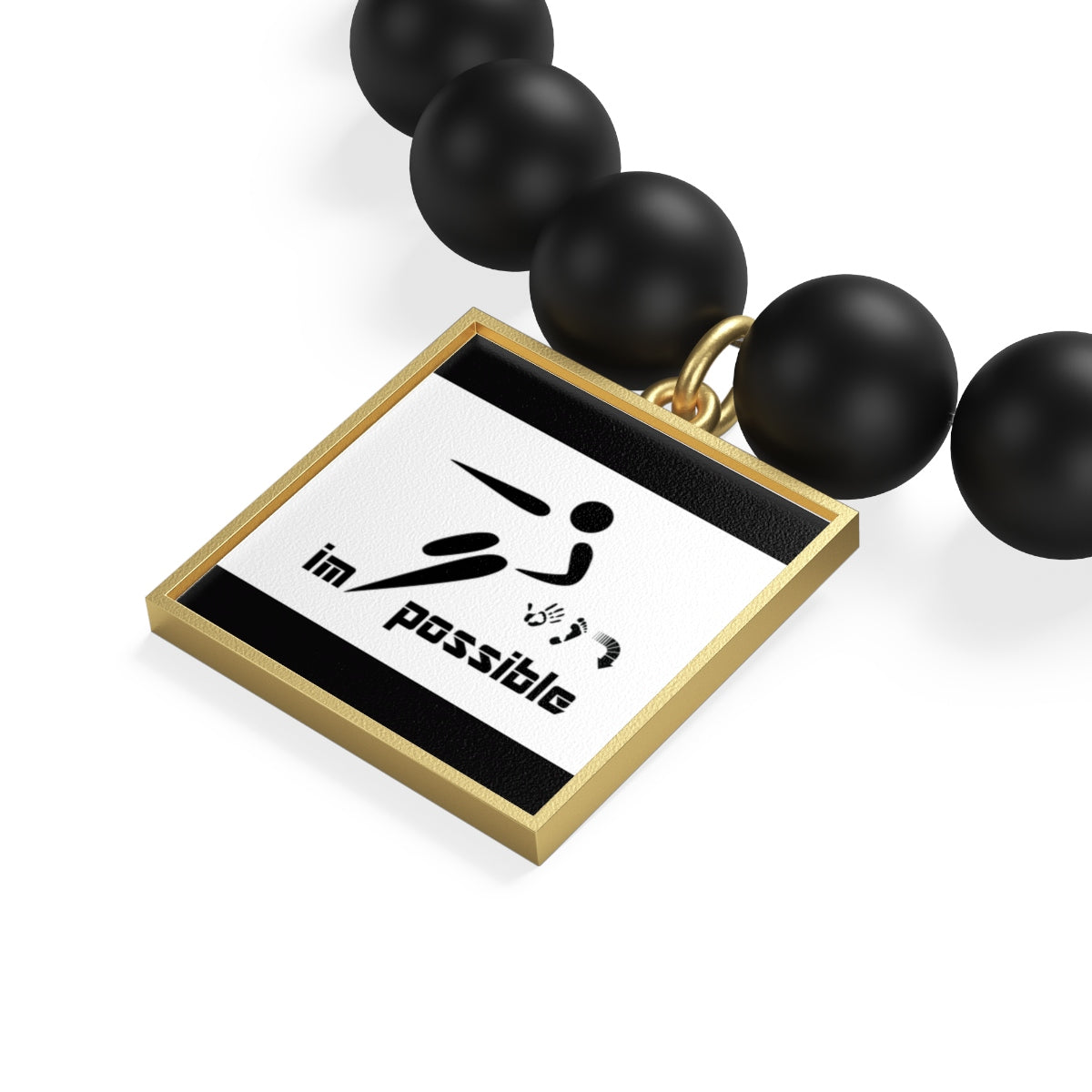 Five Toes Down Possible Matte Onyx Bracelet