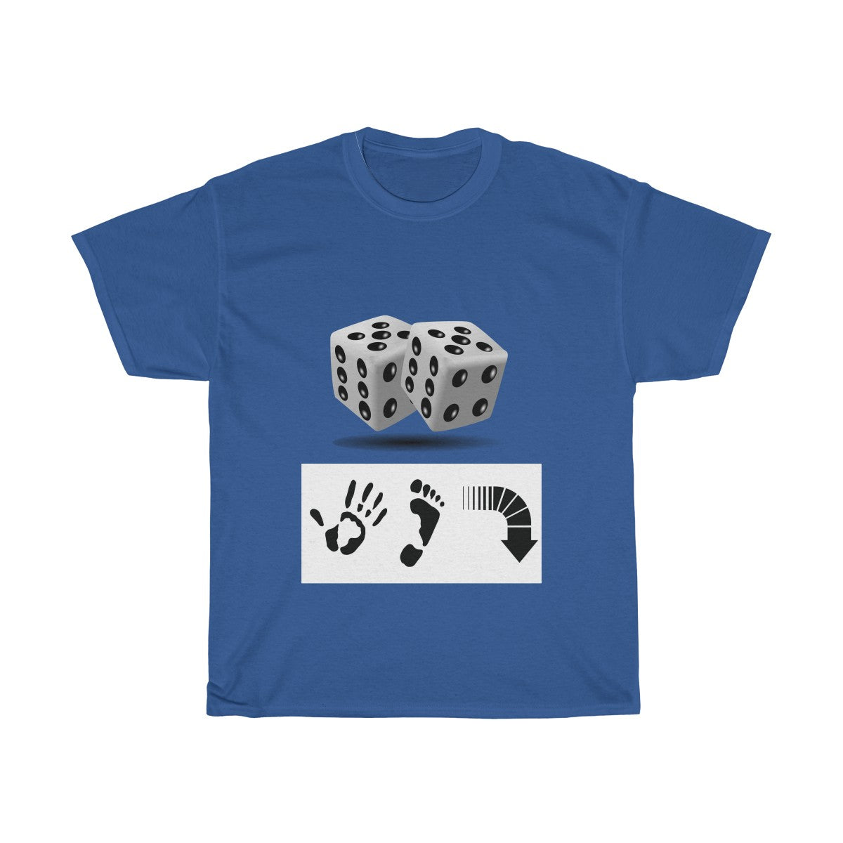 Five Toes Down Dice Unisex Tee
