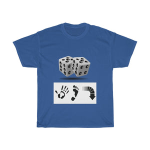 Five Toes Down Dice Unisex Tee