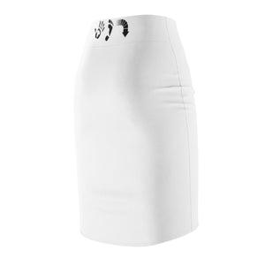 Five Toes Down Polka Dot Women's Pencil Skirt