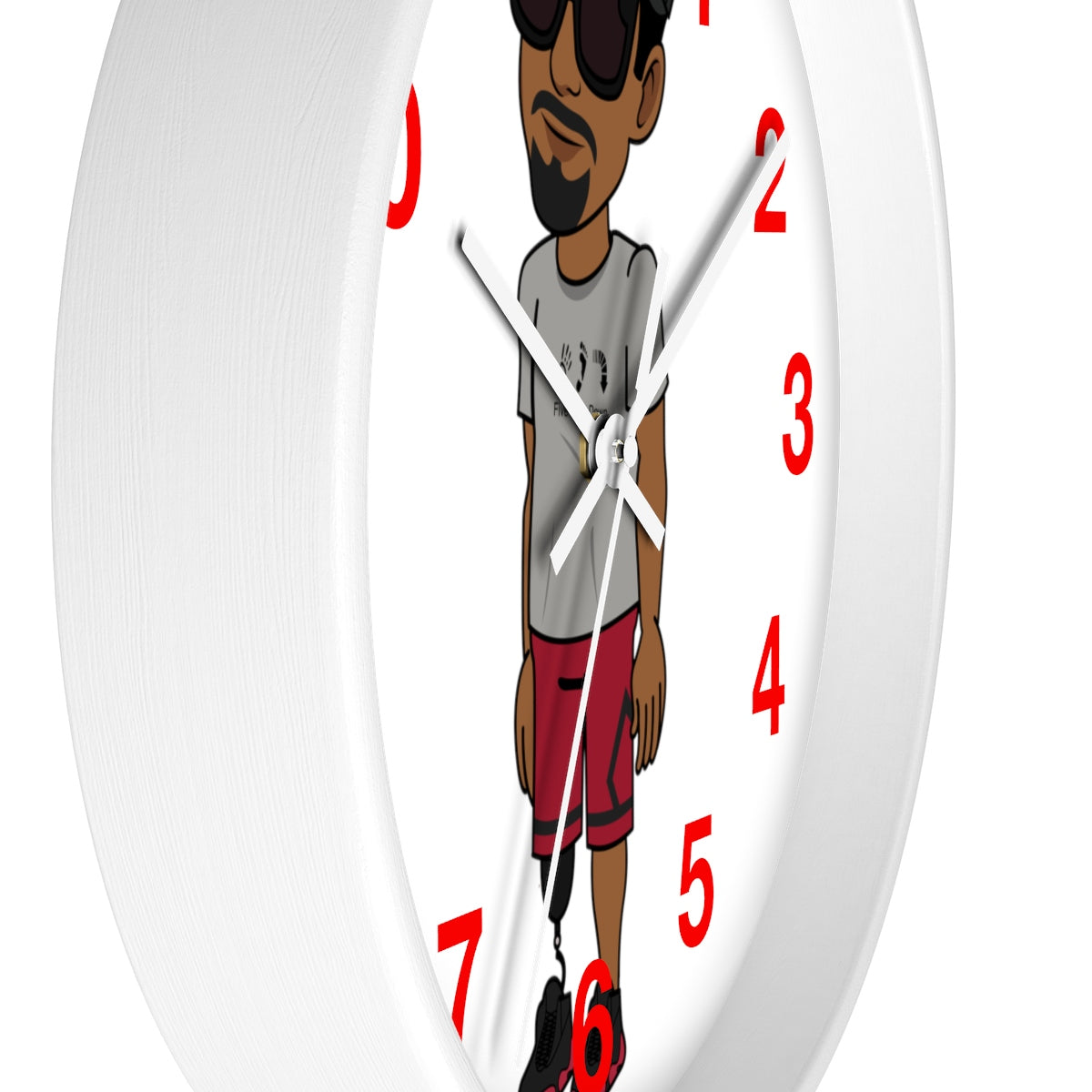 Five Toes Down Henry Wall Clock
