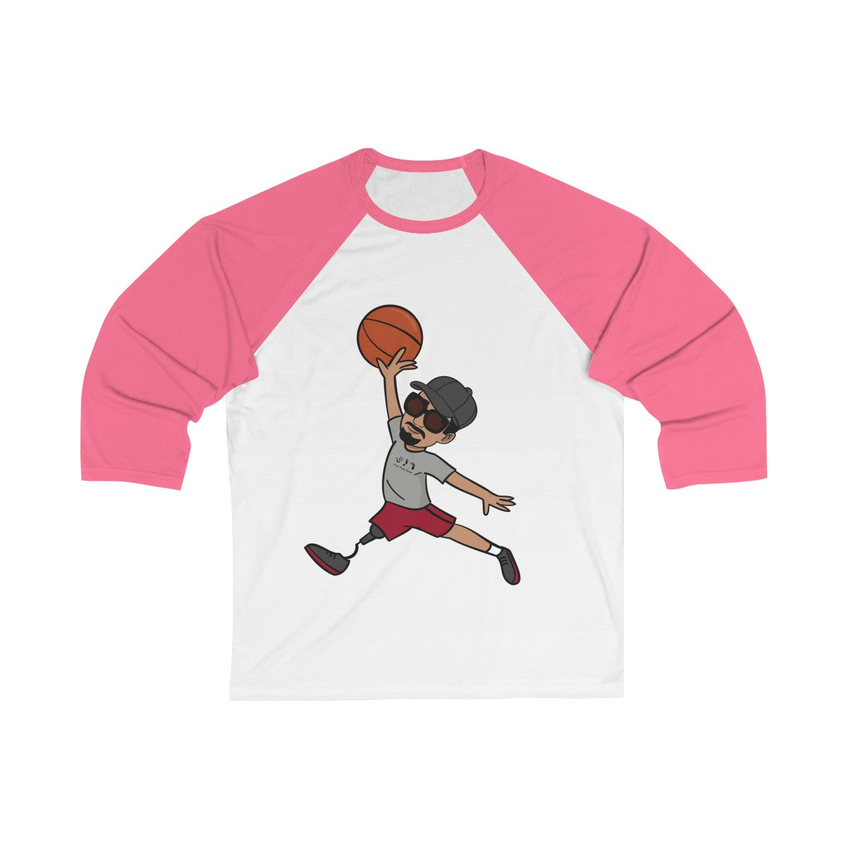 Five Toes Down Henry Im Up Unisex 3/4 Sleeve Baseball Tee