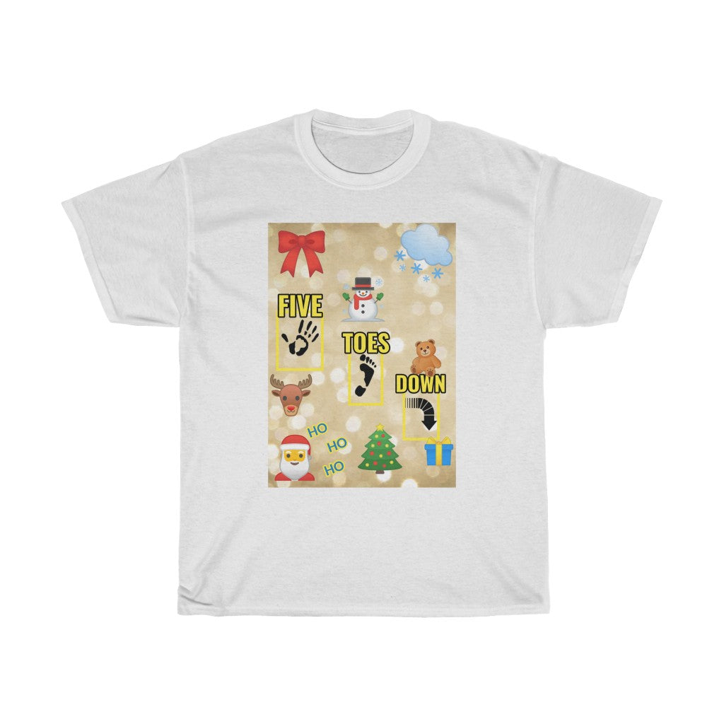 Five Toes Down Logo Christmas Unisex Tee.2