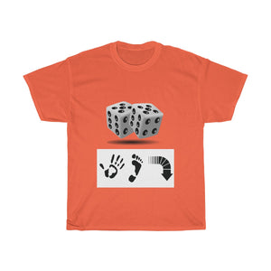 Five Toes Down Dice Unisex Tee