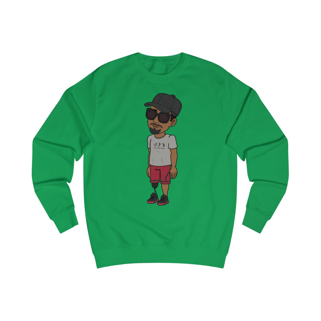 Five Toes Down Henry the Amputee Sweatshirt