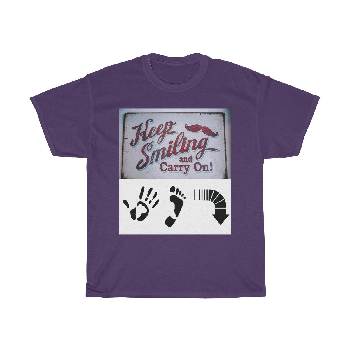 Five Toes Down Keep Smiling Unisex Tee