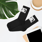 Five Toes Down Logo Socks Blk