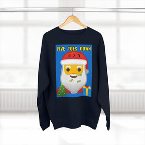 Five Toes Down Santa Unisex Sweatshirt