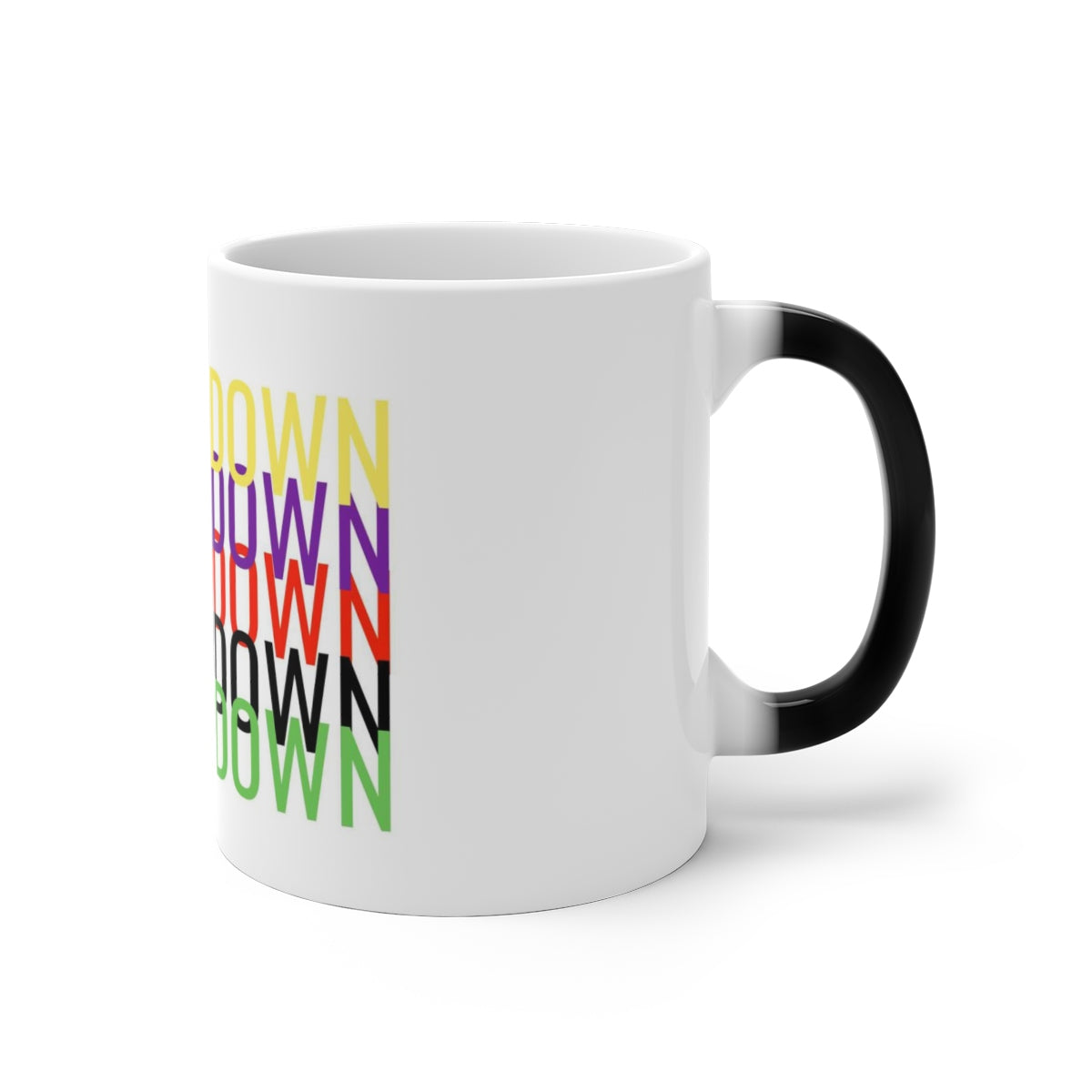 Five Toes Down Multi-Color Changing Mug