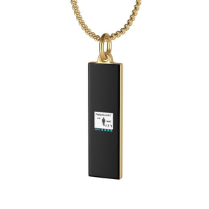 Five Toes Down Play the Cards Single Loop Necklace