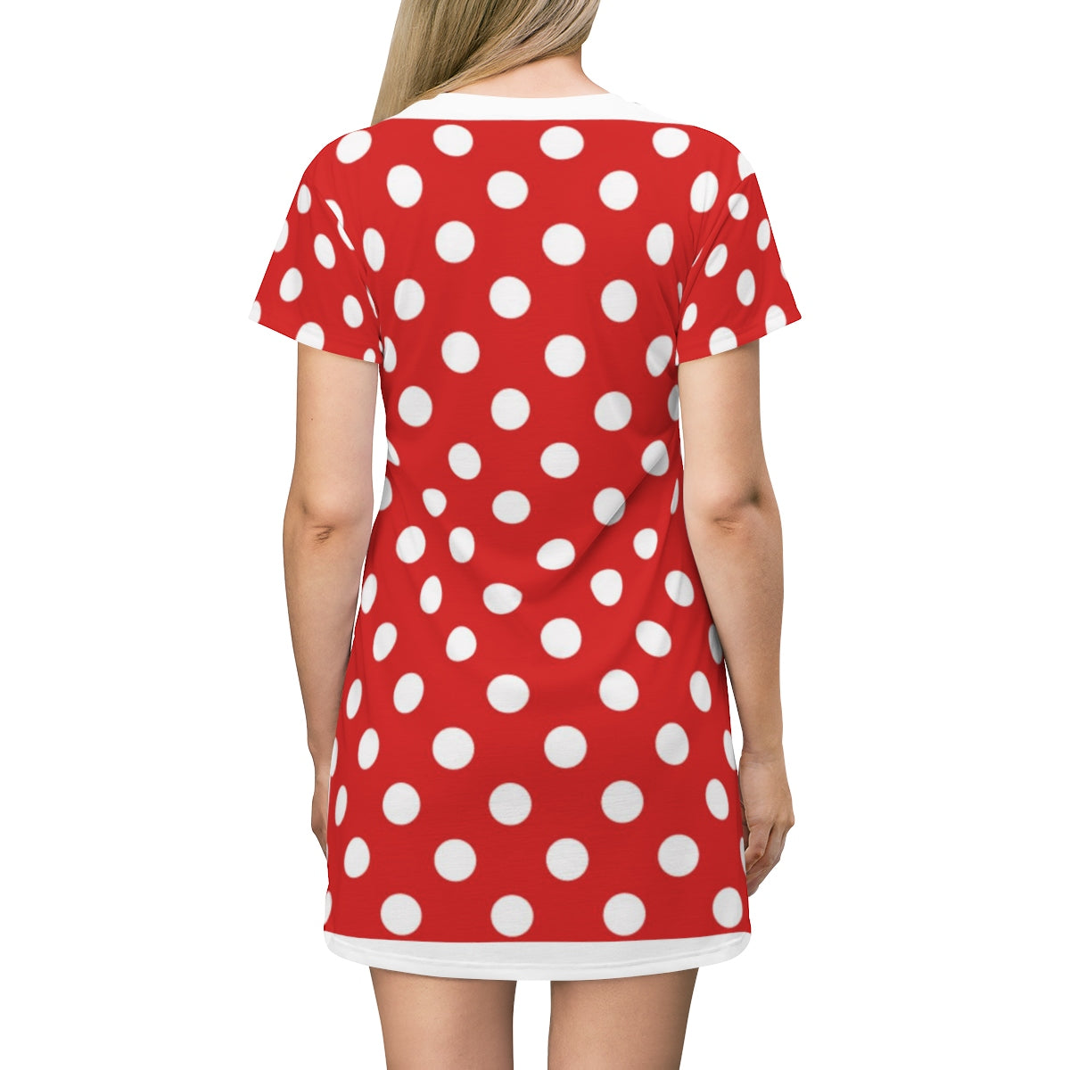 Five Toes Down Polka Dots T-shirt Dress