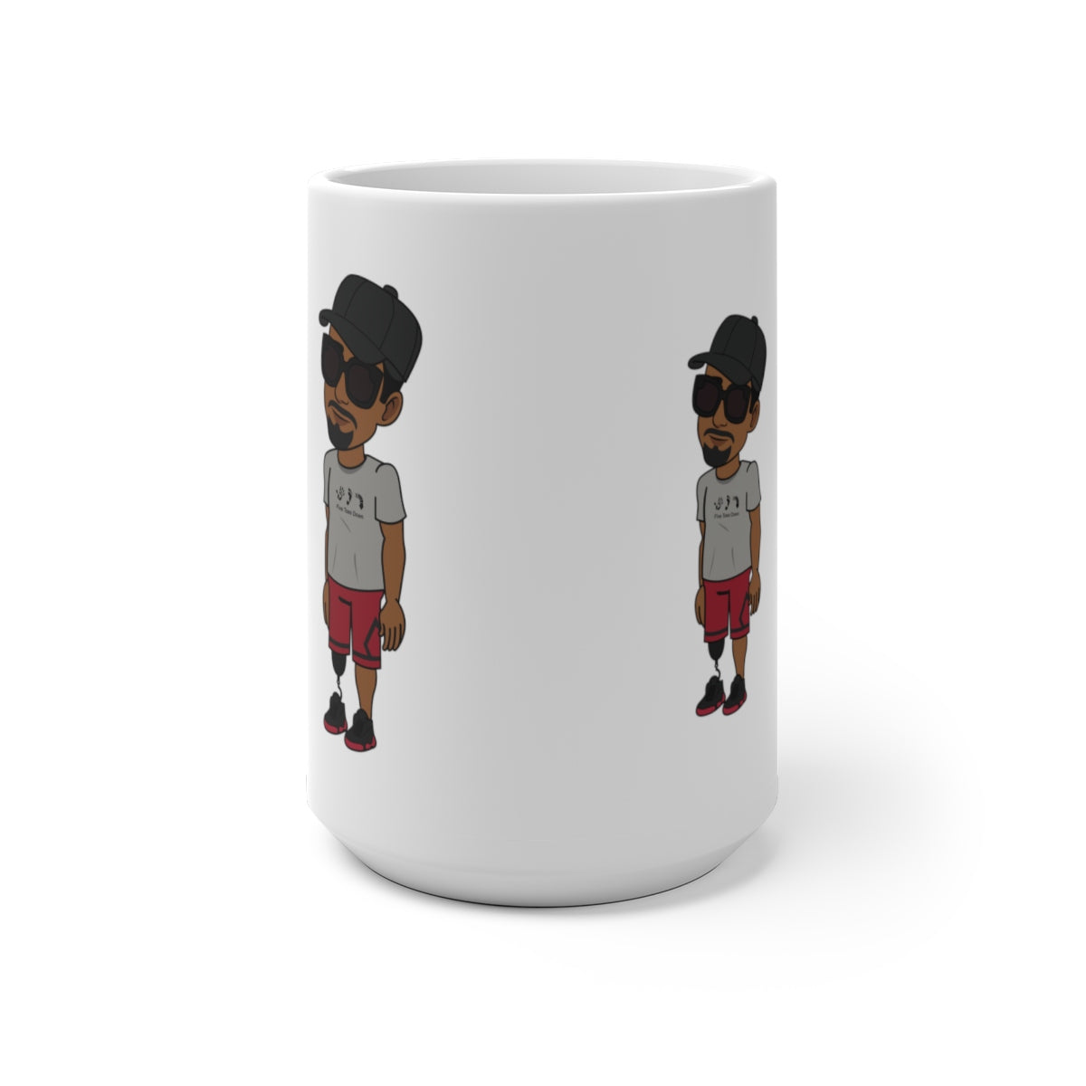 Five Toes Down Color Changing Mug