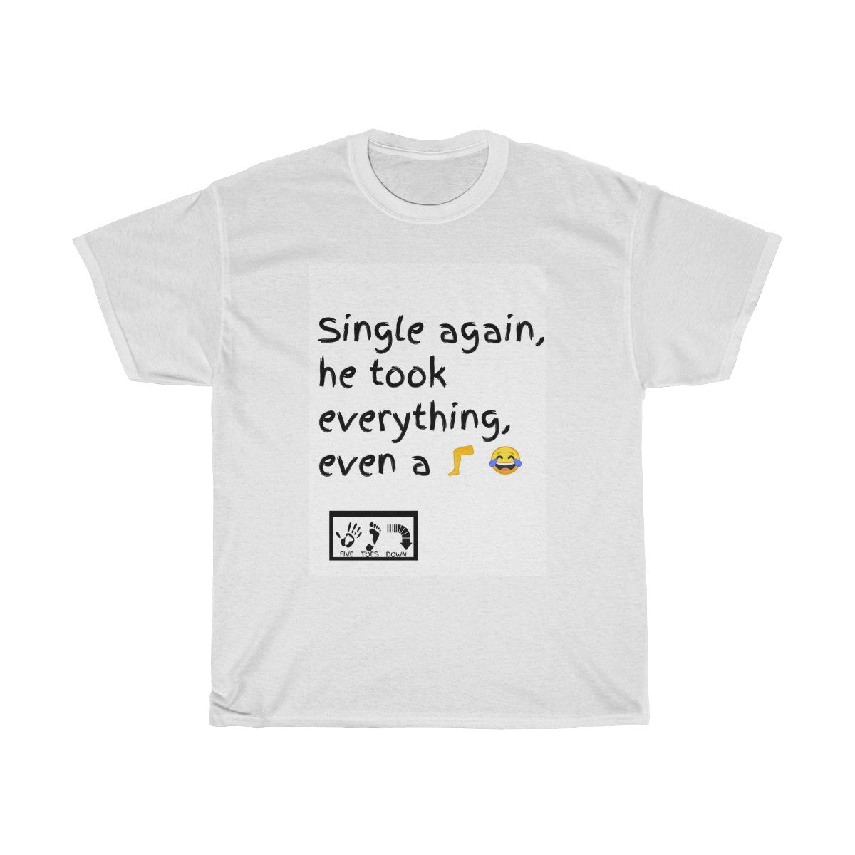 Five Toes Down He Took Unisex Tee