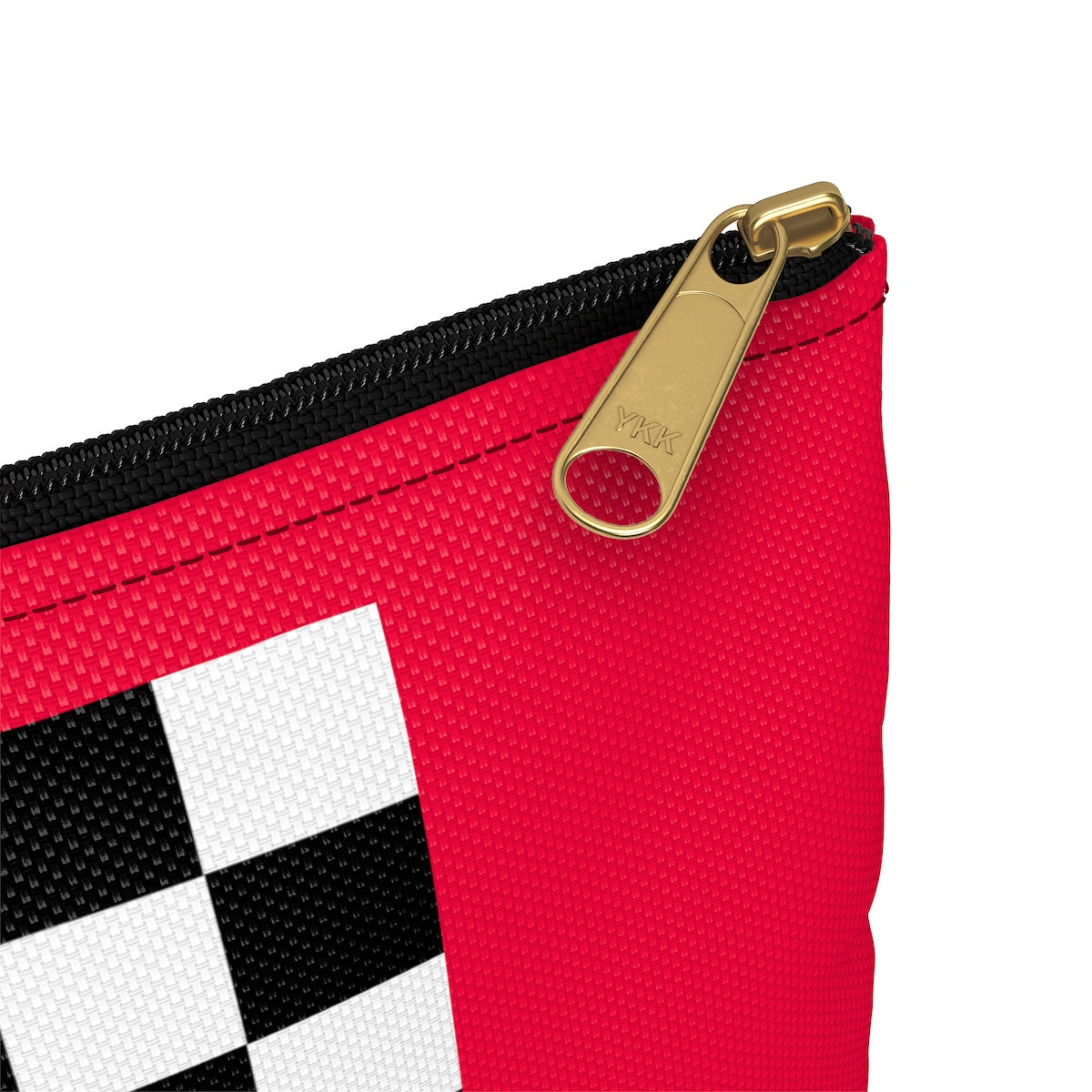 Five Toes Down Red Accessory Pouch