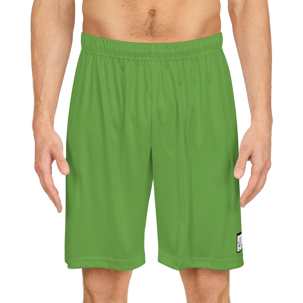 Five Toes Down Basketball Shorts Green