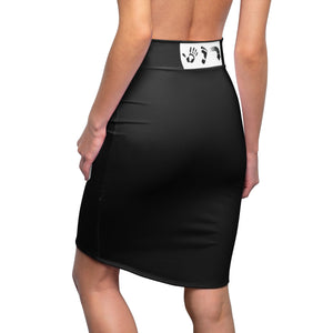 Five Toes Down Dice Women's Pencil Skirt