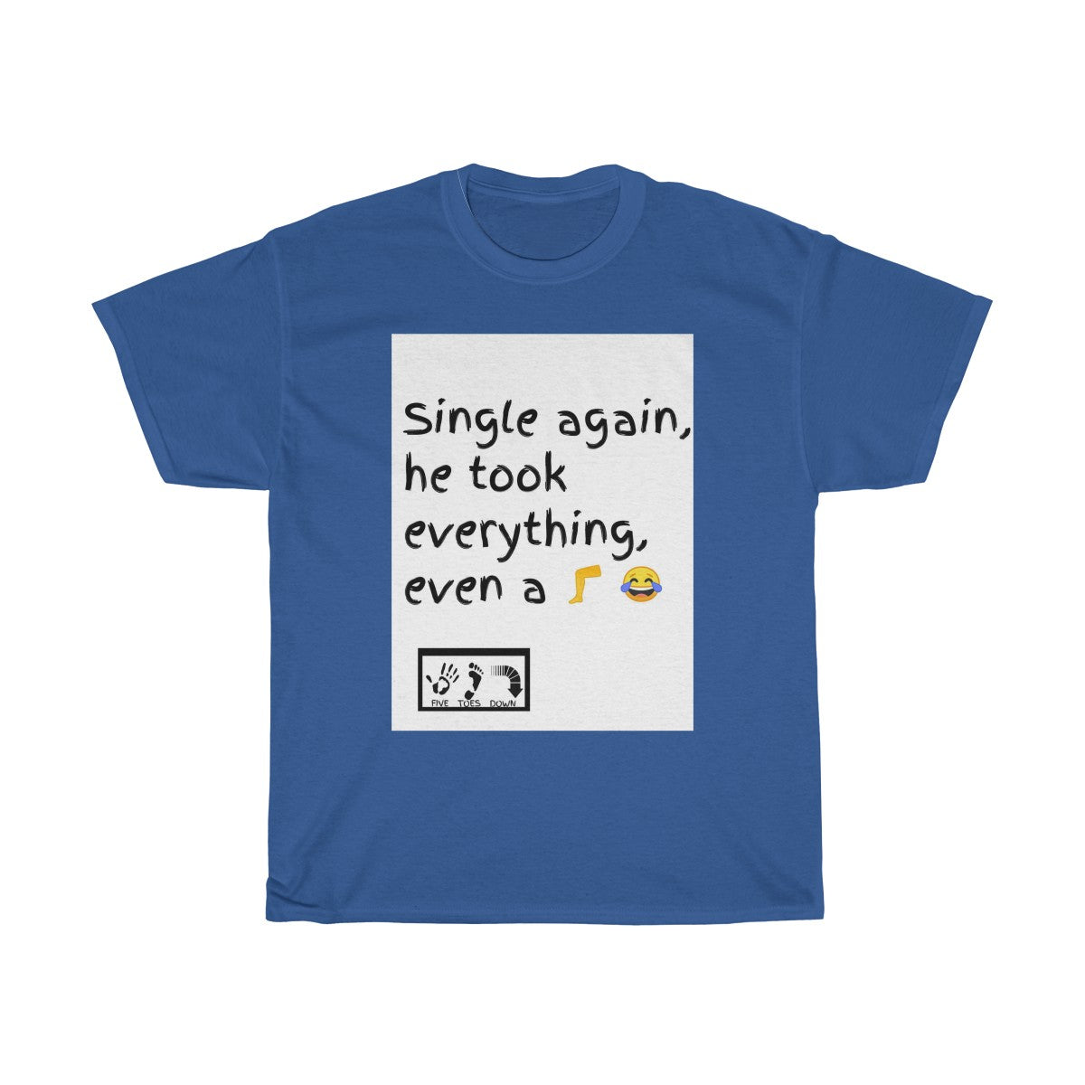 Five Toes Down He Took Unisex Tee