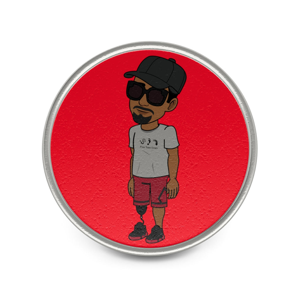 Five Toes Down Henry Metal Pin