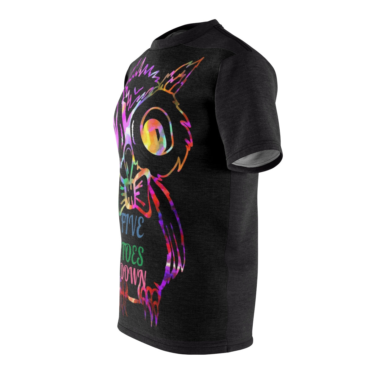 Five Toes Down Owl Unisex Cut & Sew Tee