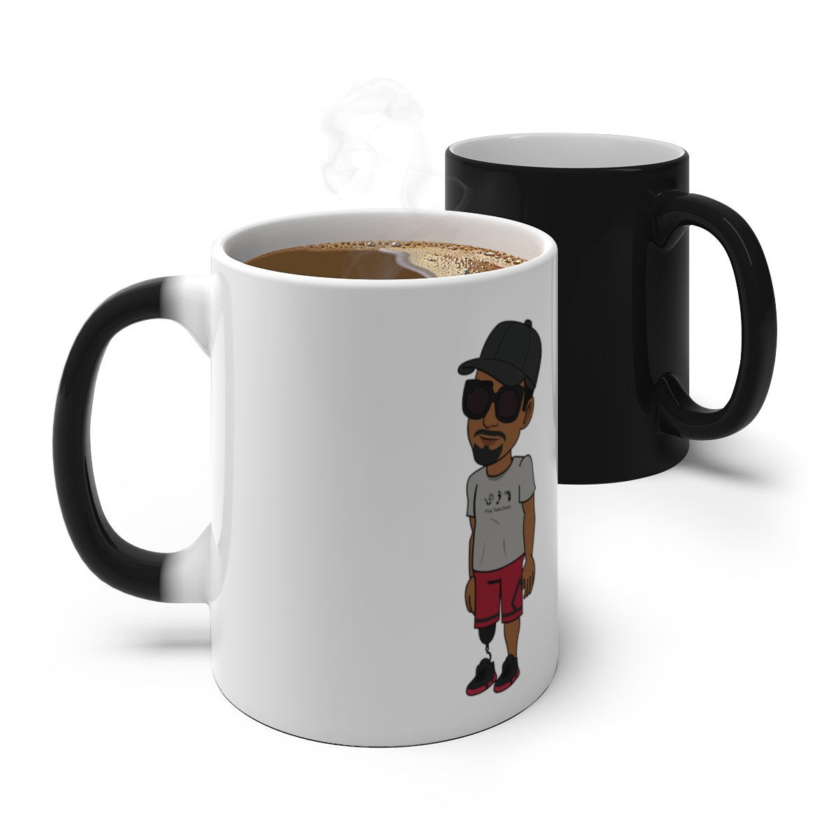 Five Toes Down Henry Color Changing Mug