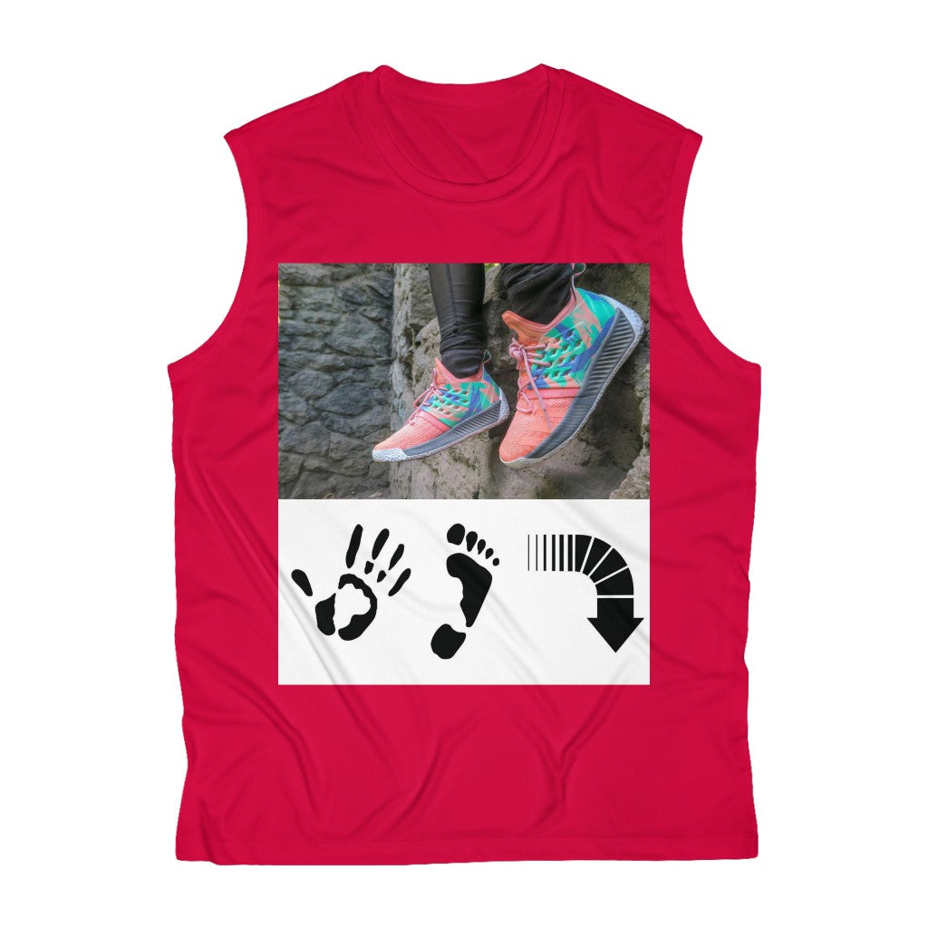 Five Toes Down Men's Sleeveless Performance Tee