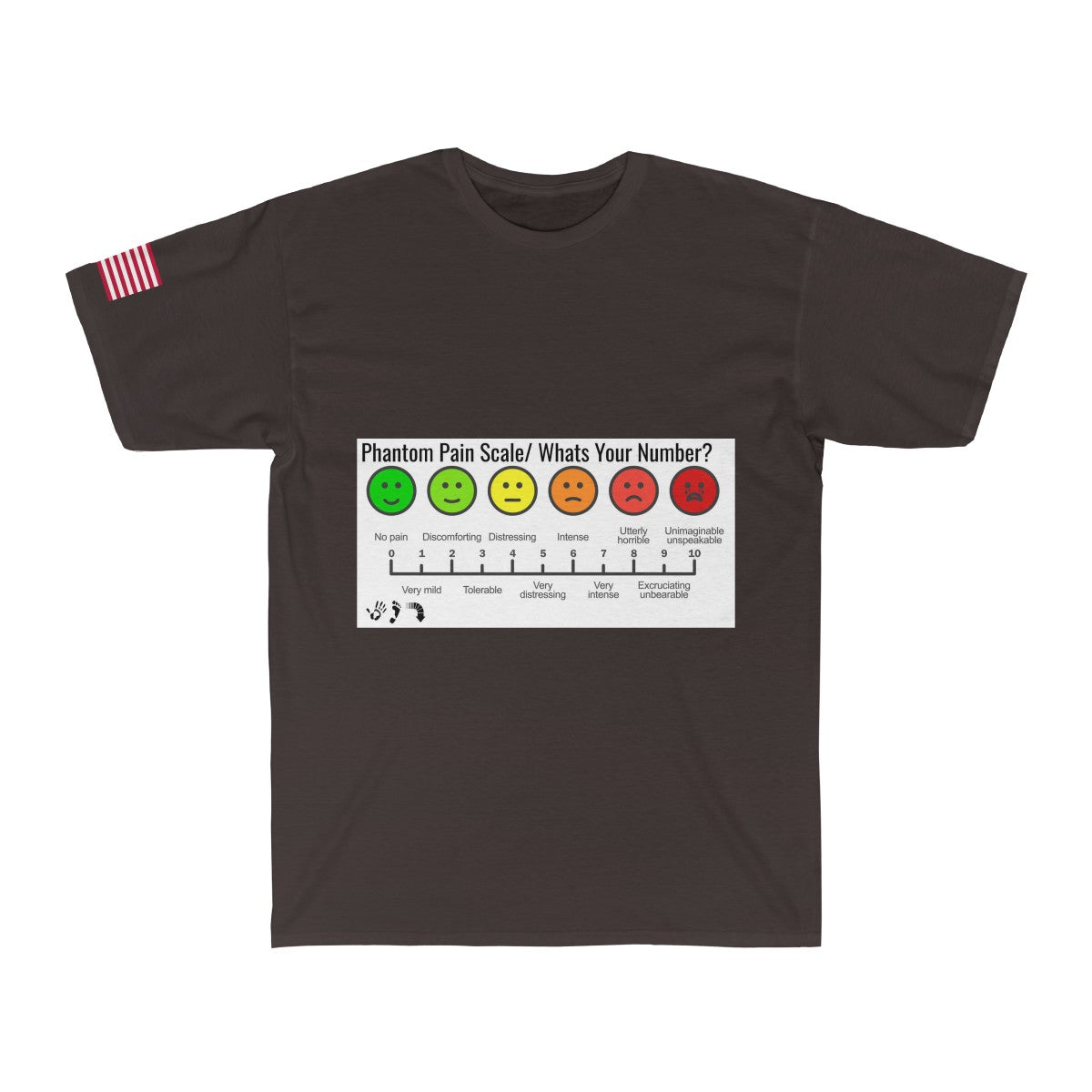 Five Toes Down Pain Surf Tee