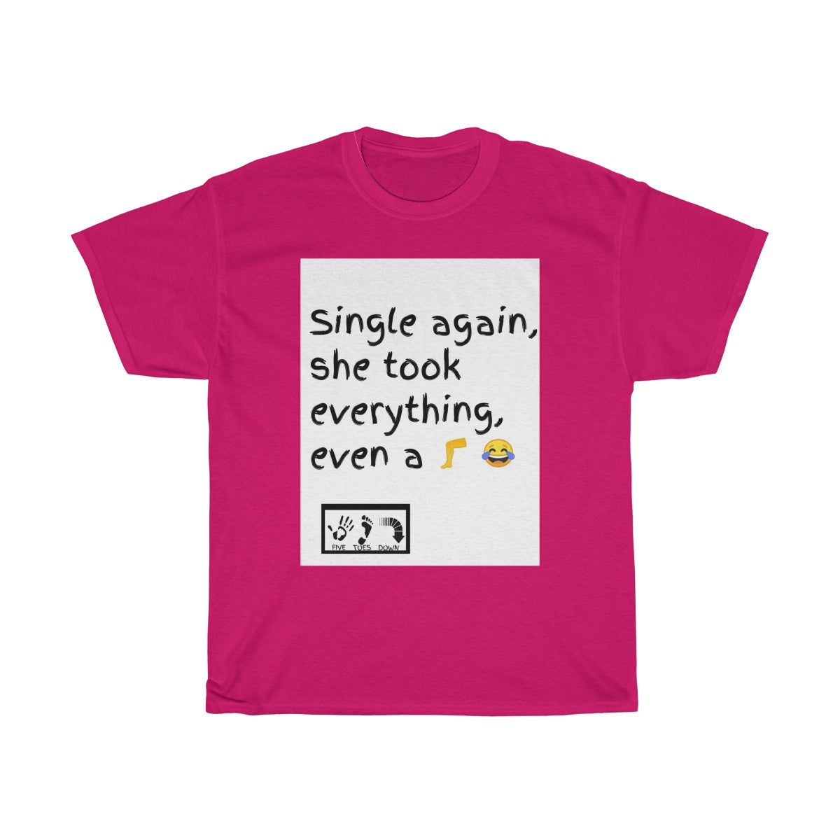 Five Toes Down She Took Unisex Tee