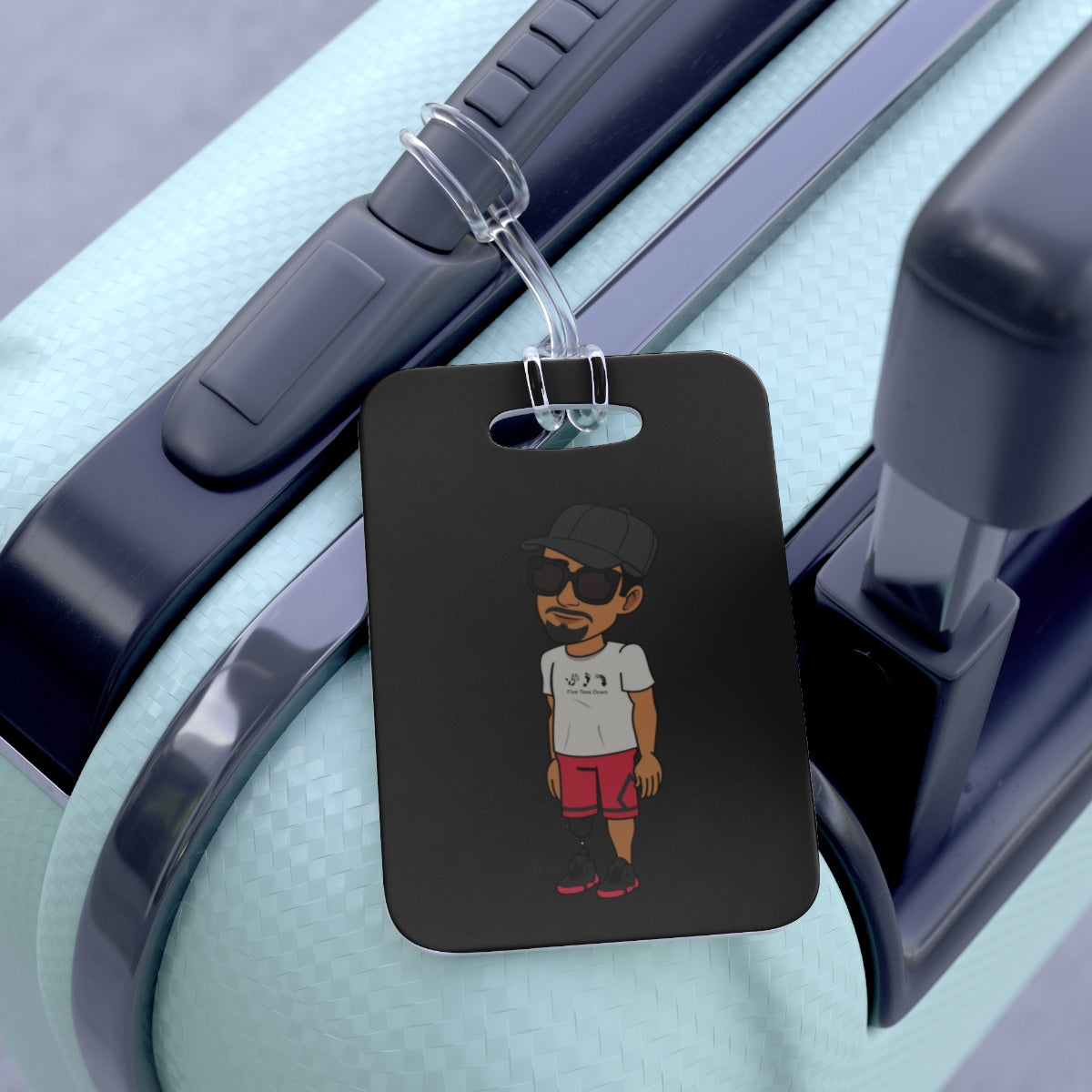 Five Toes Down Henry Bag Tag