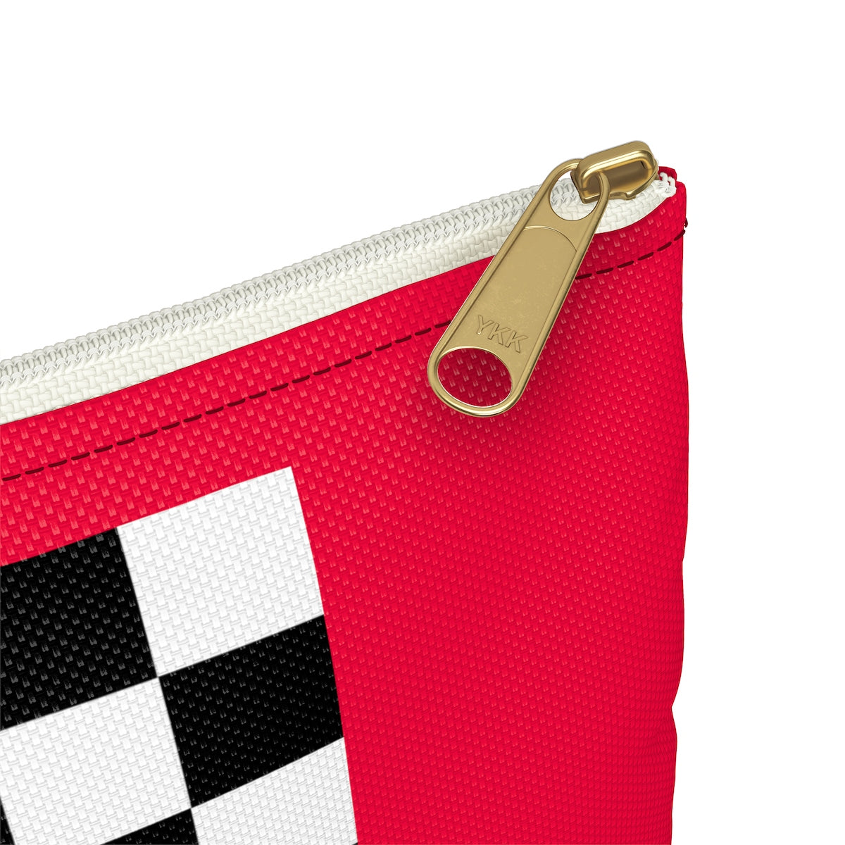 Five Toes Down Red Accessory Pouch