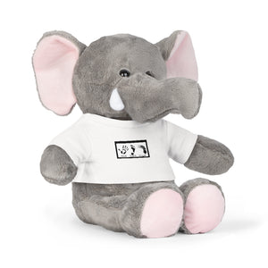 Five Toes Down Plush Toy with T-Shirt