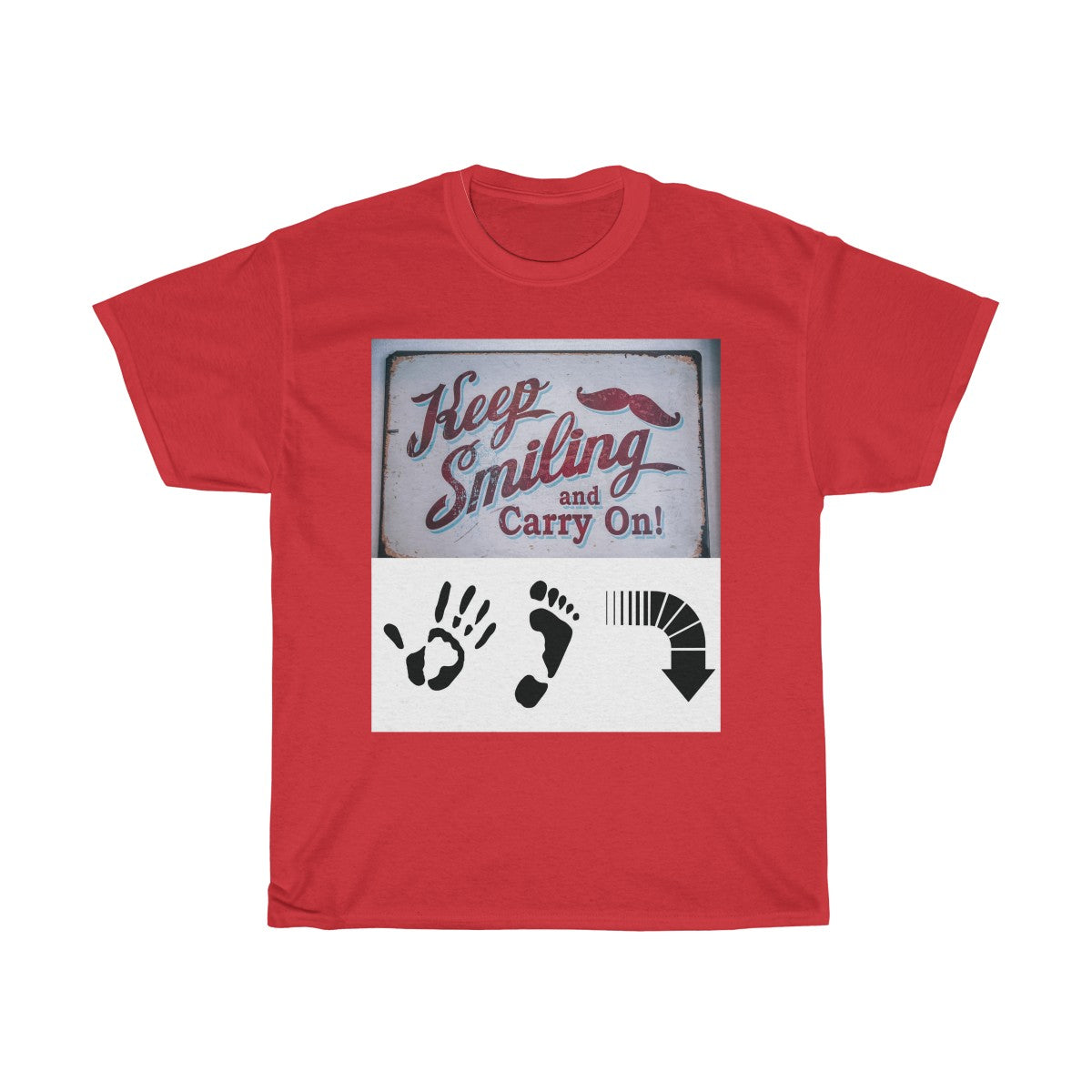 Five Toes Down Keep Smiling Unisex Tee