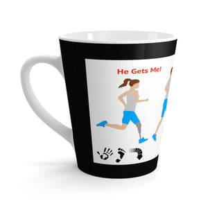 Five Toes Down She Gets Me Latte Mug