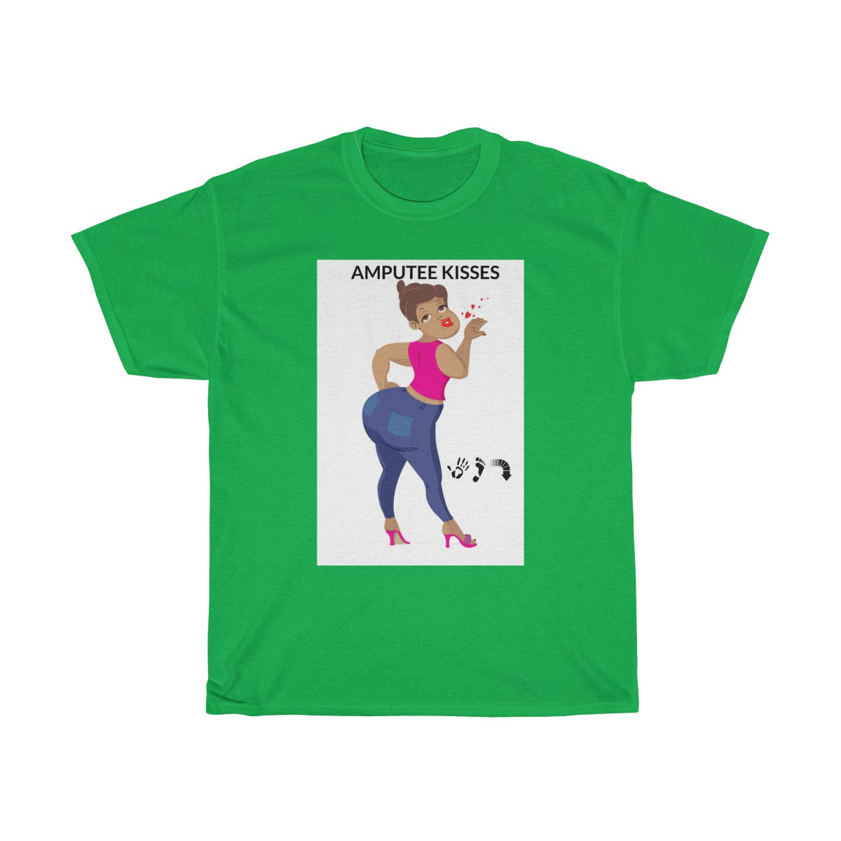 Five Toes Down Amp Kisses Unisex Tee
